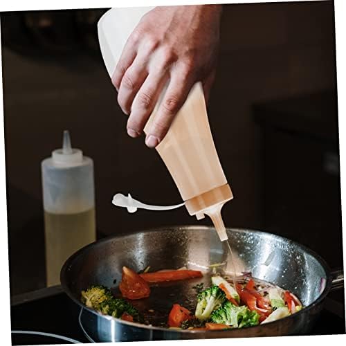 Cabilock 4PCS Reusable Squeeze Condiment Bottles