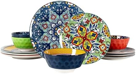 12-Piece Bohemian Dinnerware Set