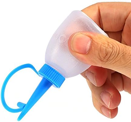 6-Piece Industrial Squeeze Bottles Set Premium Leak-Proof Durable Kitchen Crafts Use