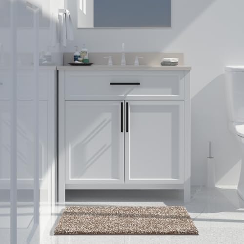 Yimobra Bath Rug - Ultra Soft Non-Slip Water-absorbent 32x20 Machine Washable