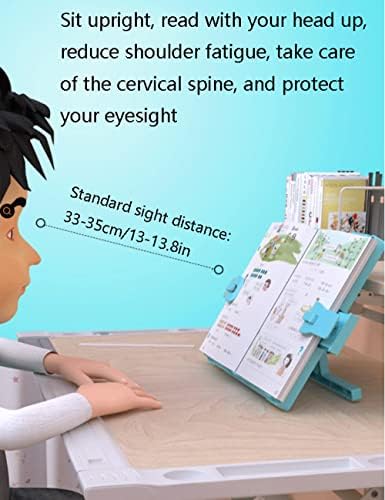 Adjustable Angle Hands-Free Plastic Book Stand