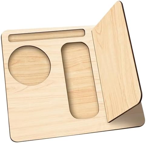 Triangle Book Holder with Cup Pen Holder - Unique Book Storage Solution