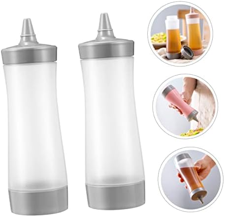 Hemoton Plastic Squeeze Bottle 2-Pack