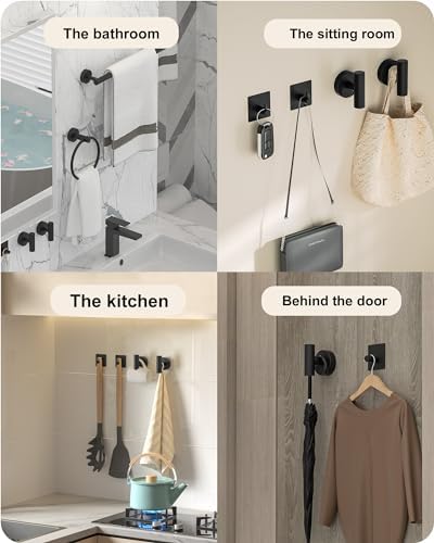 Complete Bathroom Organization in Matte Black Set