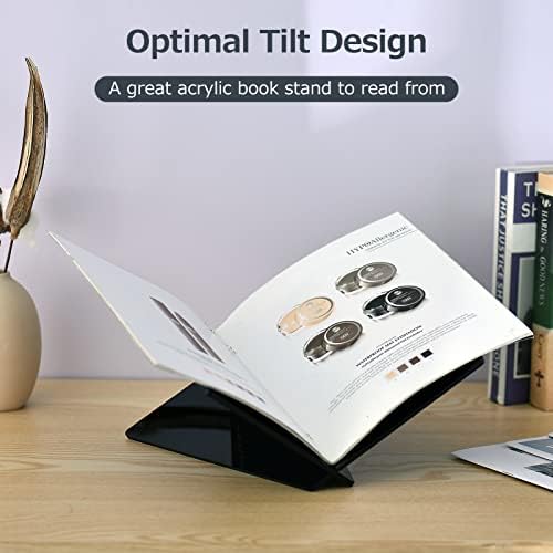 Organizing X-Shaped Acrylic Book Holder