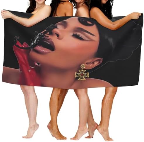 Mariah The Music Scientist Microfiber Bath Towel for Home Fitness