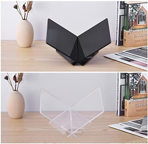 Organizing X-Shaped Acrylic Book Holder