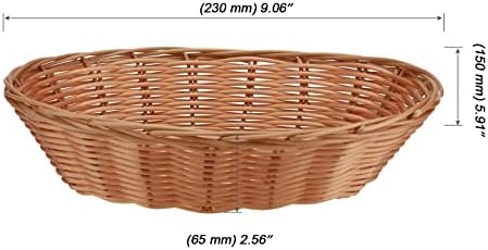 Elegant Delightful Woven Bread Basket Set for Christmas or Kitchen Use
