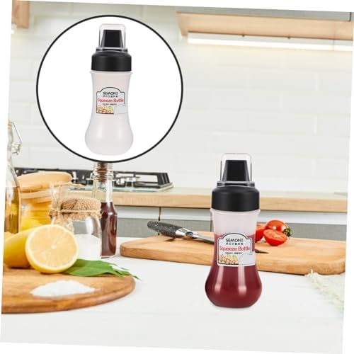 Holidoyo Portable Refillable Condiment Squeeze Bottle