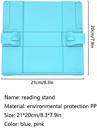 Adjustable Angle Hands-Free Plastic Book Stand