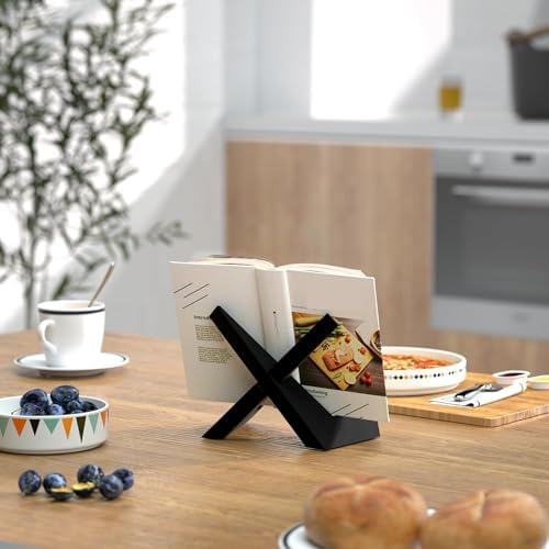 Free Your Hands with the epithet_PT Multifunctional Black Cookbook Stand