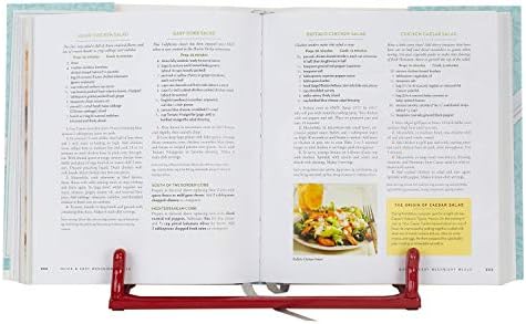 Home Basics Red Cast Iron Cookbook Stand