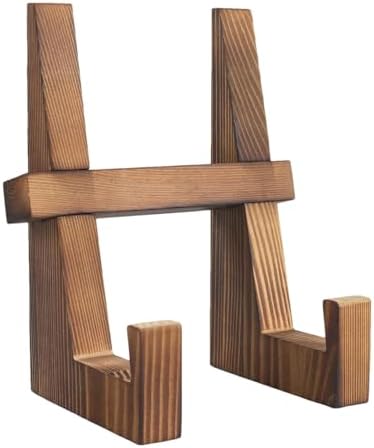 Premium Handmade Wooden Kitchen Cookbook Stand for Easy Reading Storage
