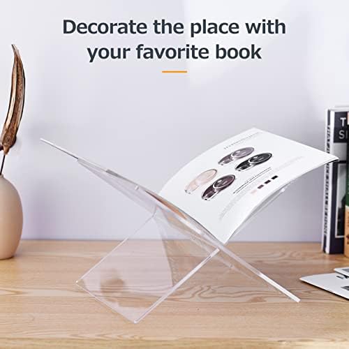 Irfora X-Shaped Acrylic Book Display