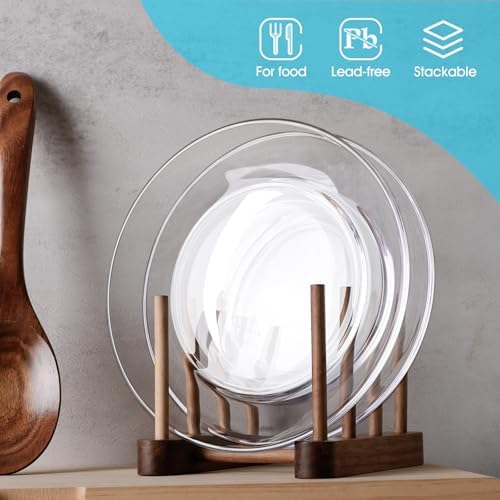 NATURAL GLASS PLATES CLEAR DINNER PLATE SET