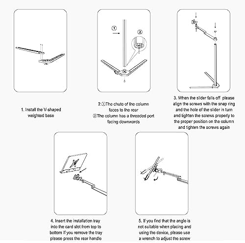 Adjustable Wooden Book Holder Floor Stand for Hands-Free Reading