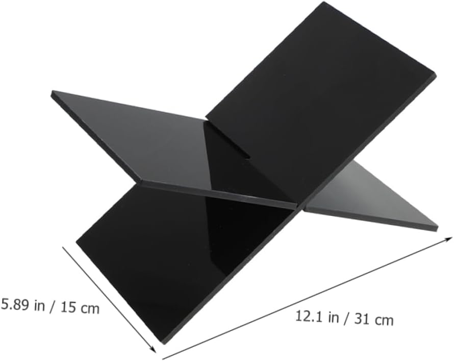 QUMIIRITY Acrylic Cookbook Stand Holder Display Unit