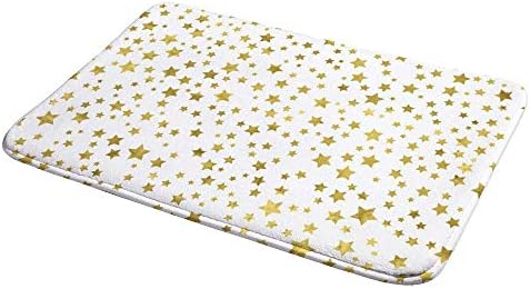 Shiner Gold Foil Star Ultra Soft Bath Mat