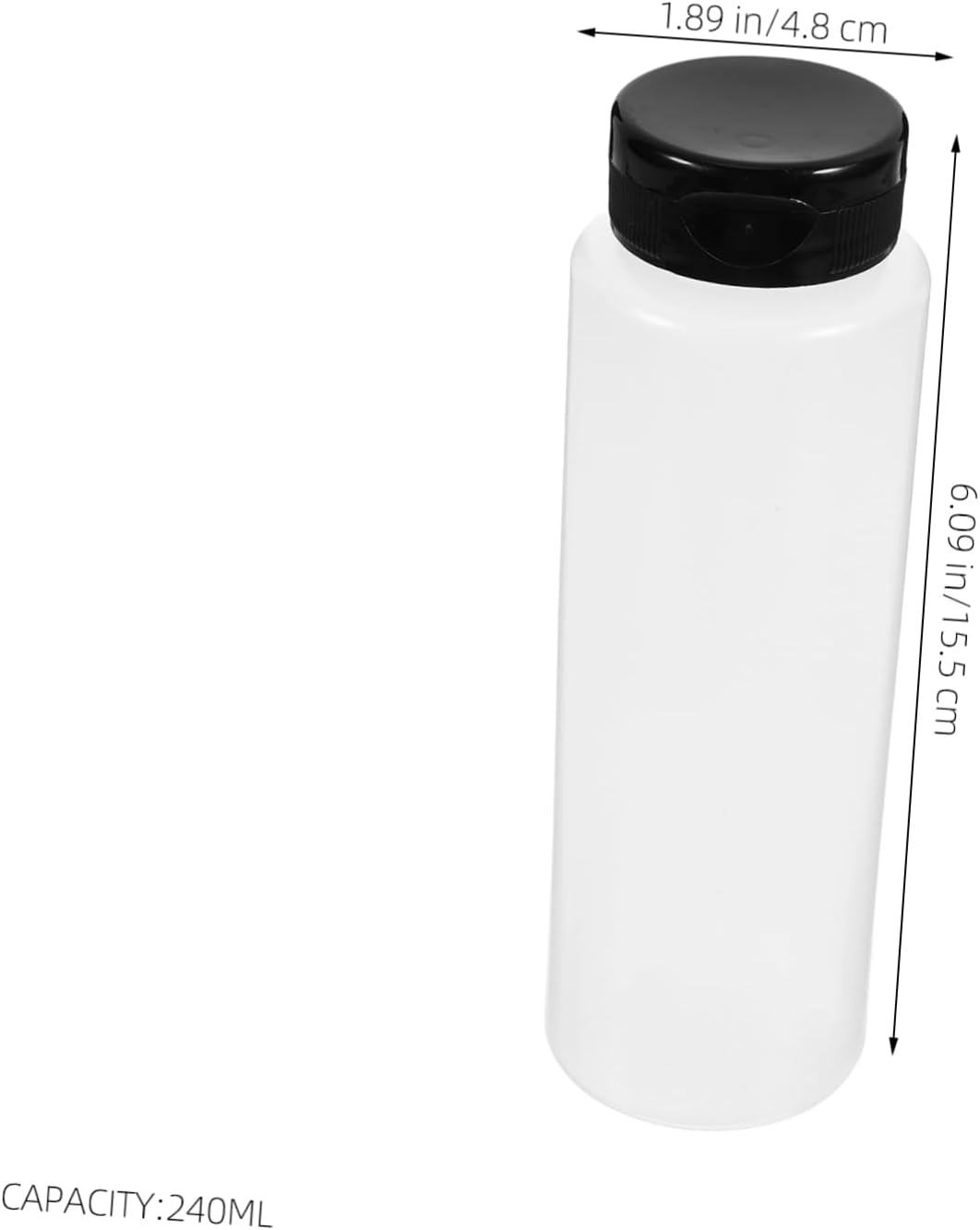 KICHOUSE 6 Squeeze Salad Sauce Bottles
