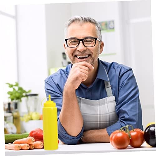 FELTECHELECTR 8pcs Tomato Sauce Squeeze Bottles for Condiments Kids-friendly Design