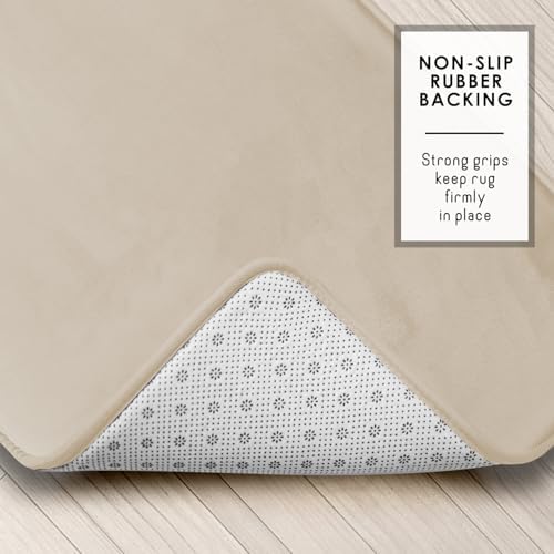 Clara Clark 3-Piece Bath Rugs Set for the Bathroom