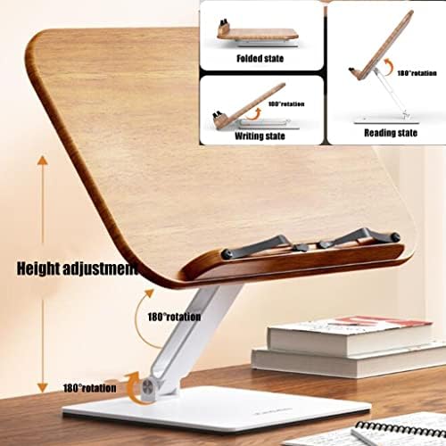 Book Stand for Reading Metal Adjustable Height 180 Rotation