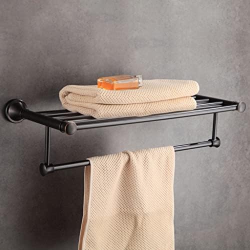 All-Copper Black Towel Rack Minimalist Bathroom hardware