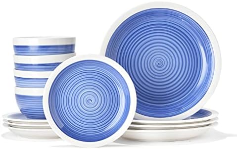 Sample Your Unique dining style with the American Atelier 12-Piece Dinnerware Set