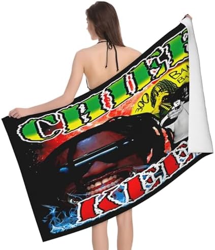 Utxnjskl Chief Music Keef Microfiber Bath Towel Quick Dry Beach Travel 52x32 In