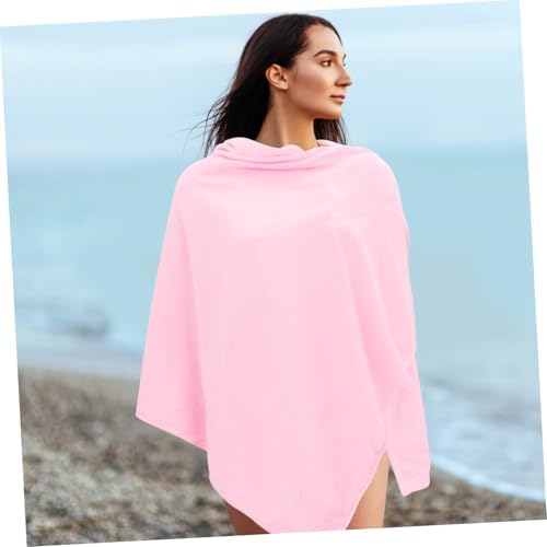 Garneck Women Bath Wrap Pink