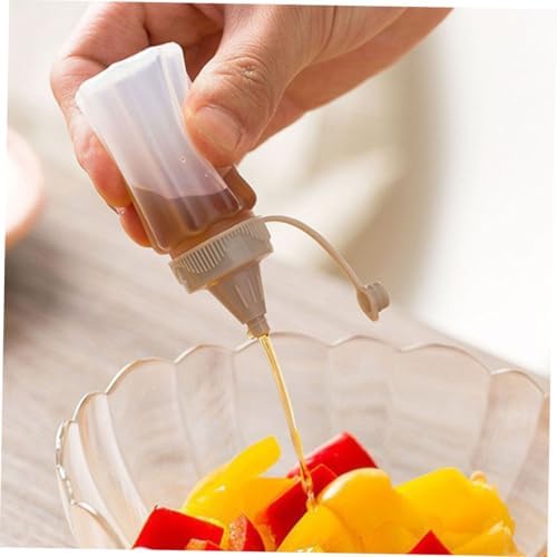 12-Pack Leakproof Squeeze Bottles for Sauces Condiments