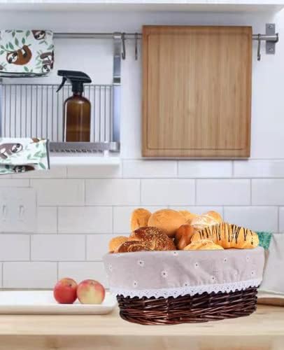 Eco-Friendly Wicker Bread Basket