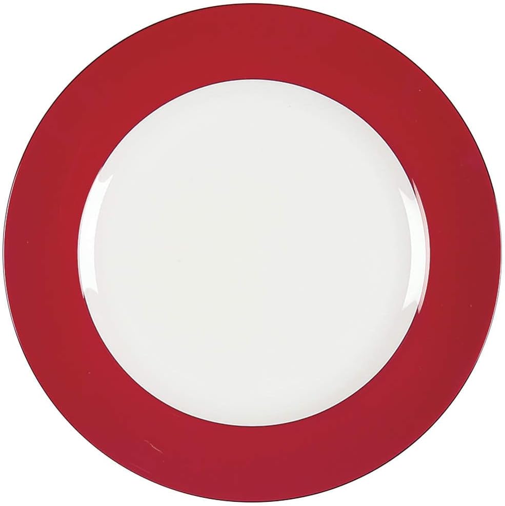 Lenox Rutherford Circle Red Dinner Plate Dinnerware Set Home Decay
