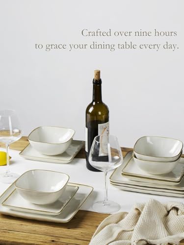 Stylish 24-Piece Dinnerware Set for Entertaining
