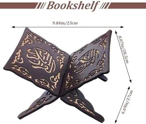 BEAHING Foldable Quran Holder Stand Black 1