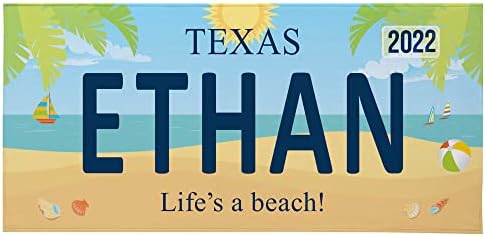 Personalized Roadtrip Beach Towel