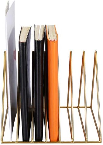 Bookshelf Creative Iron Triangle for Books Magazines