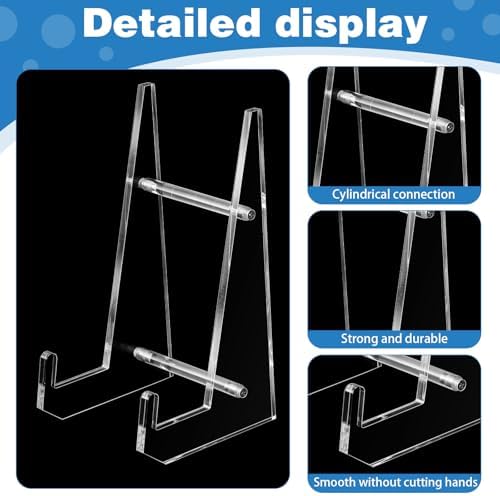 Acrylic Cookbook Stand for Kitchen Recipe Book Holder Tablet Stand