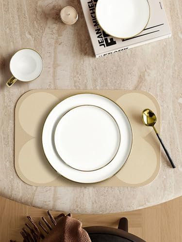 Stunning Gold Rim Dinnerware Set for 4