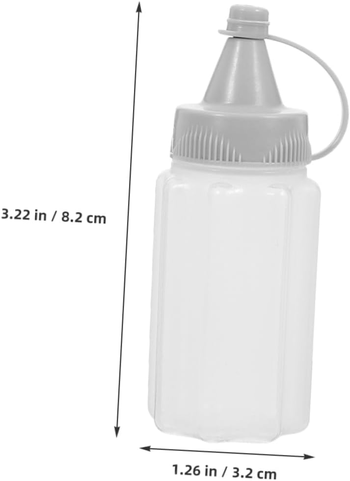 Cabilock 8pcs Kitchen Squeeze Bottles 30ml Reusable