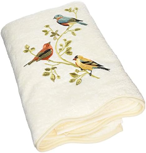 Avanti Linens Bath Towel Soft Absorbent 100 Cotton Premier Songbirds Collection