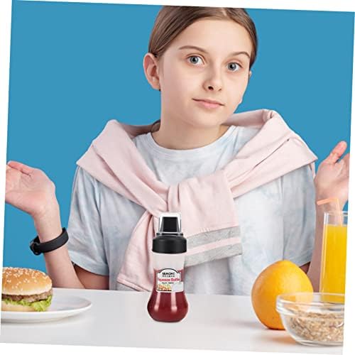 Holidoyo Portable Refillable Condiment Squeeze Bottle
