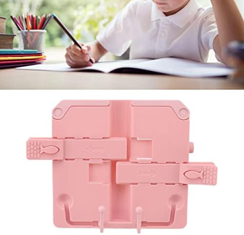Ergonomic Reading Rack Foldable Durable for Books Cookbooks More Pink