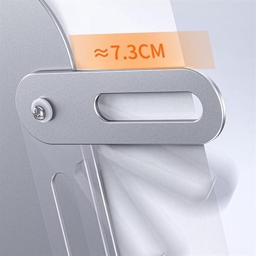 Perfect for Reading Study Foldable Book Stand with Adjustable Angle Height Silver