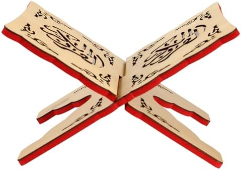 Perfect Quran Holder for Islam Held BookshelfWooden Quran OrganizerEid Mubarak Reading Stand