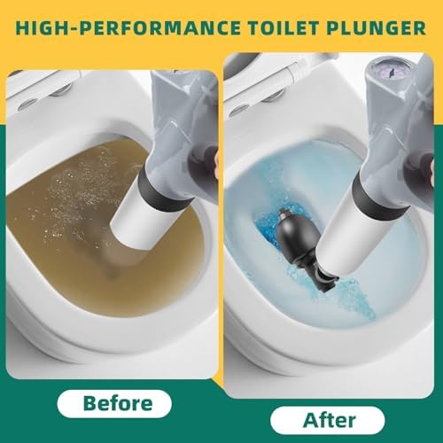 Sturdy High-Pressure Toilet Plunger