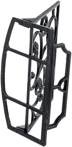 Stylish Black Cast Iron Cookbook Holder for Kitchen Use