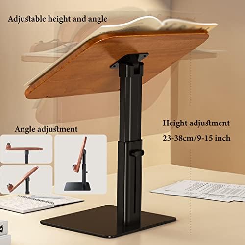 Adjustable Wooden Book Stand for Hands-Free Reading