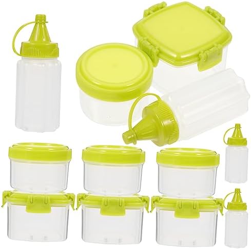 Cabilock Durable and Compact Squeeze Bottle Set for Kitchen BBQ Use