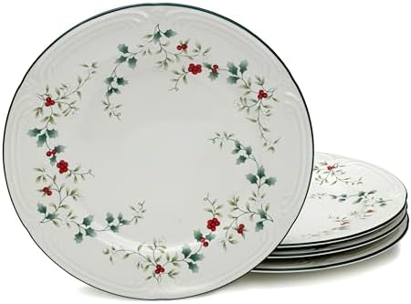 Pfaltzgraff Winterberry Dinner Plates Set of 4